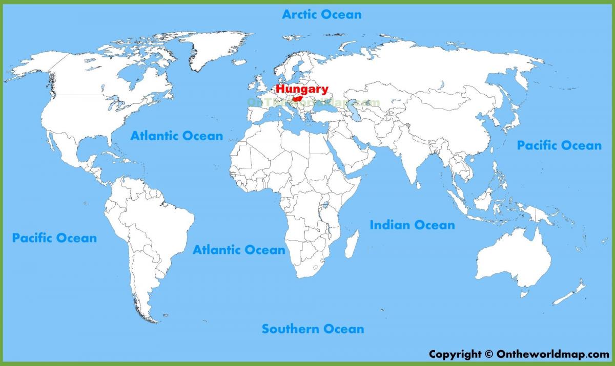pasaulio žemėlapyje vengrija budapeštas
