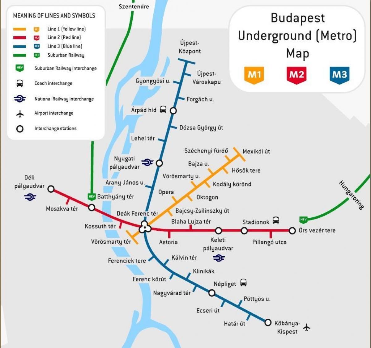 tramvajų 2 budapešto žemėlapis