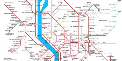 Budapešto metro žemėlapis oro uostas