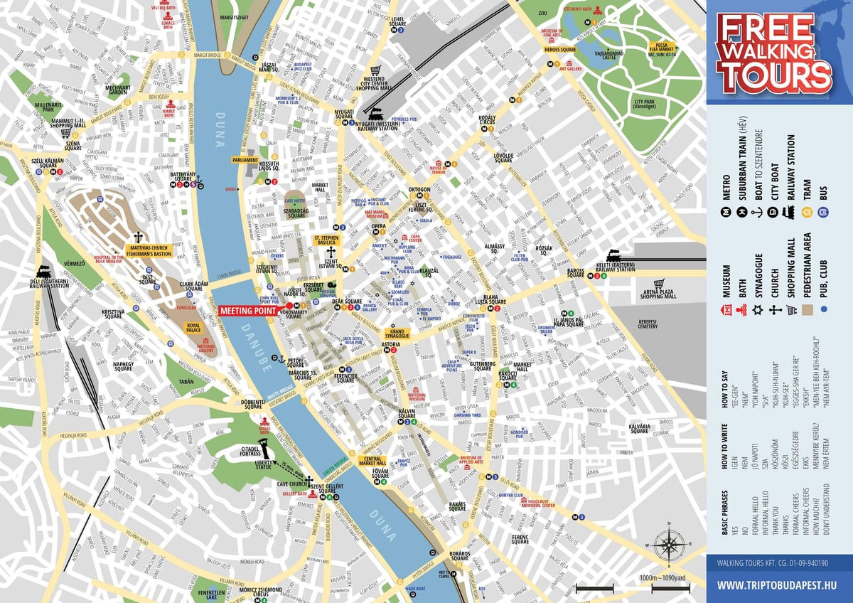 ekskursija į budapešto žemėlapis