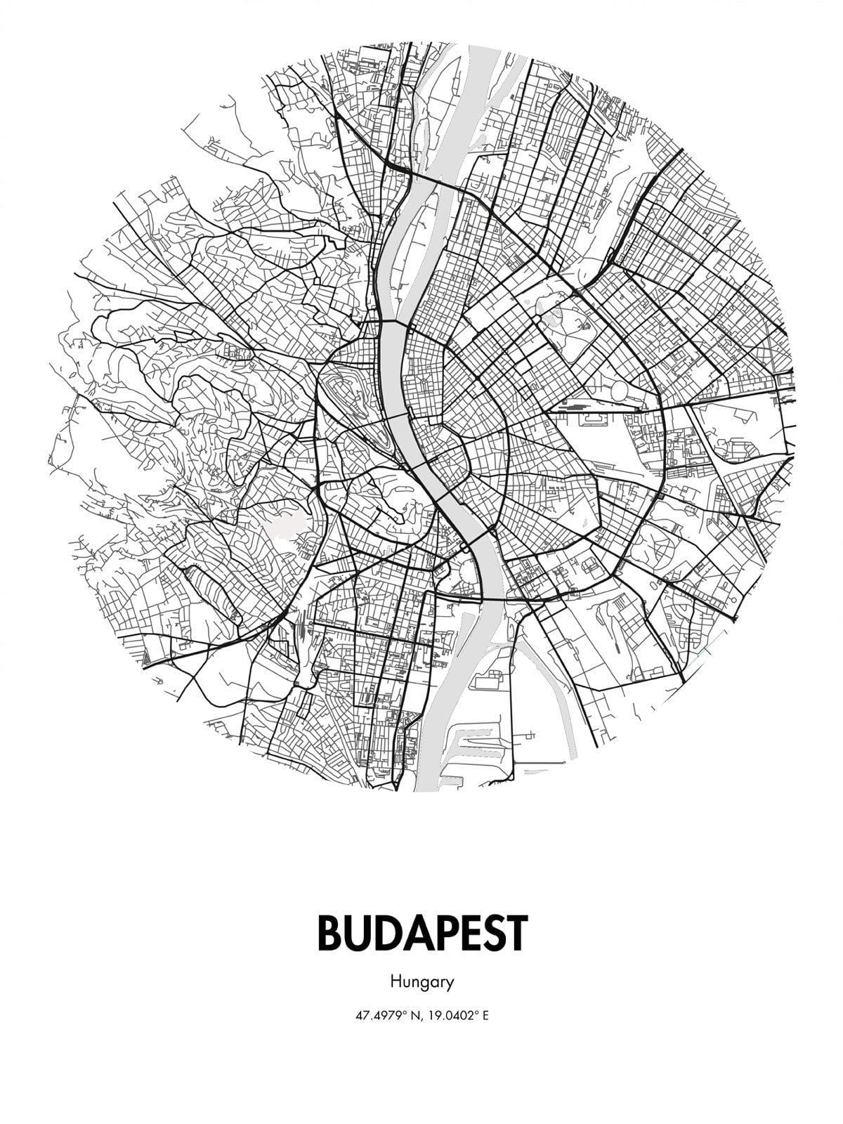 žemėlapis budapešto gatvės menas