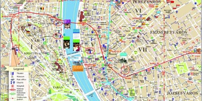Budapeštas ką daryti žemėlapyje