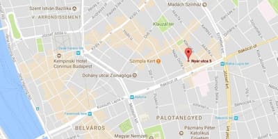Žemėlapis budapeštas red light district