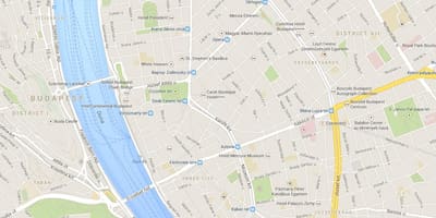 Žemėlapis budapeštas kalėdų rinkose