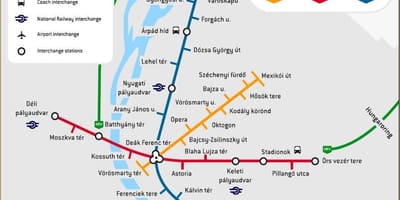 Tramvajų 2 budapešto žemėlapis