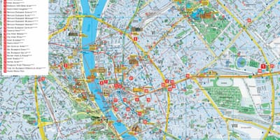 Budapešto miesto turizmo žemėlapyje