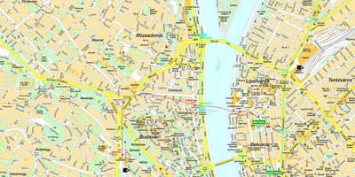 Žemėlapis budapešte ir apylinkes