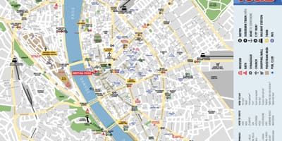 Ekskursija į budapešto žemėlapis