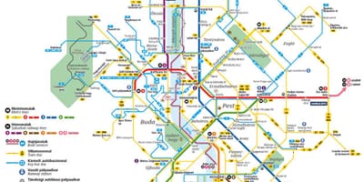 Budapeštas bkk žemėlapyje