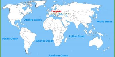 Pasaulio žemėlapyje vengrija budapeštas
